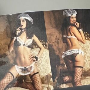 Chic White Lace Bra and Panty Set